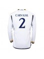 Billige Real Madrid Daniel Carvajal #2 Hjemmedrakt 2023-24 Langermet
